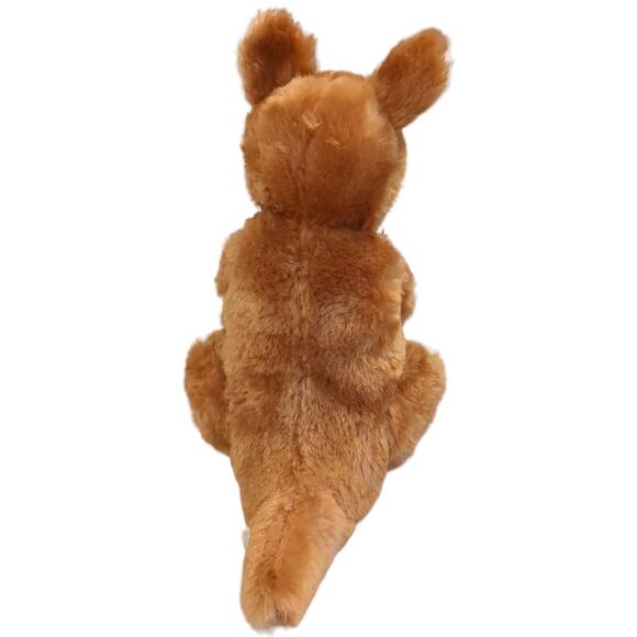 Kangaroo Brown Red 11" Baby Young Stuffed Animal Toy Plush by Goffa - Picture 3 of 7